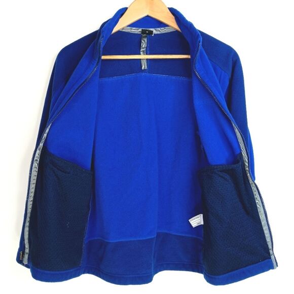 PATAGONIA Blue Fleece Zip Jacket Outdoor Warm Cozy Men's Small or Youth XL/XXL - Picture 5 of 12